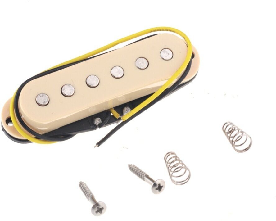 M524 Звукосниматель магнитный сингл для Fender Strat бриджевый кремовый Musiclily