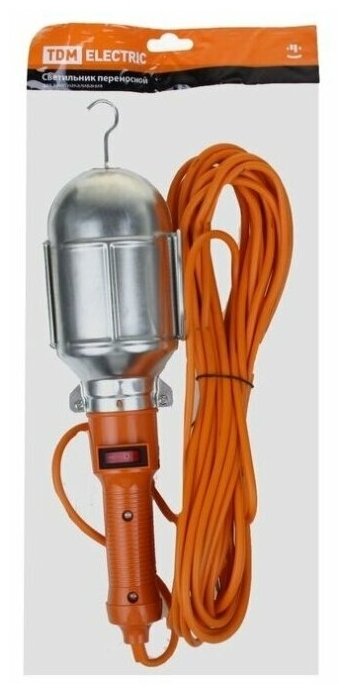 Переносной светильник TDM ELECTRIC УП-2Р, 60 Вт, шнур 15 м - фотография № 3