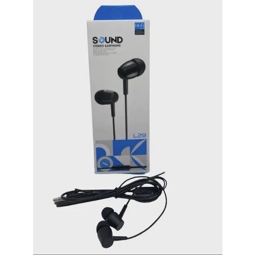 Универсальные проводные наушникиWITH NOISE REDUCTIONДля занятий спортомМикрофонУправление звонкамиL29 29300₽