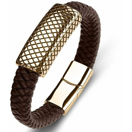 Браслет Твой Браслет, размер 22 см, черный