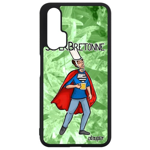 фото Чехол для мобильного honor 20 pro, "супербретонка" комикс рисунок utaupia