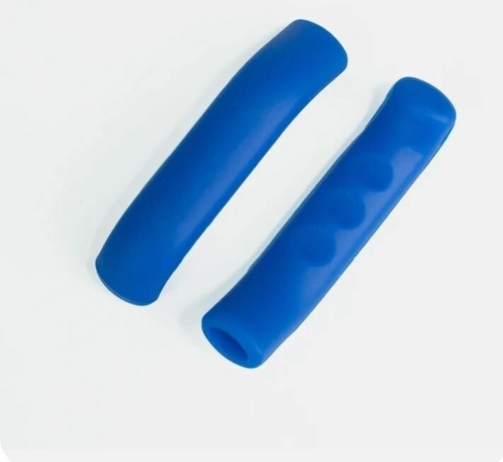 Чехлы силиконовые на тормозные ручки (пара) цвет синий