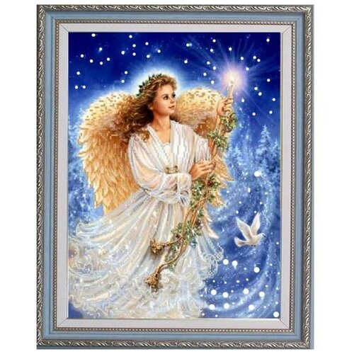 Рисунок на ткани «Конёк» 9751 Рождественский ангел 29/39 см