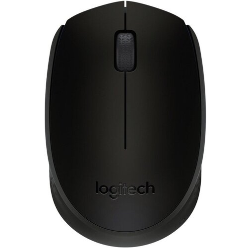 Мышь Logitech B170 черный оптическая (800dpi) беспроводная USB для ноутбука (2but)