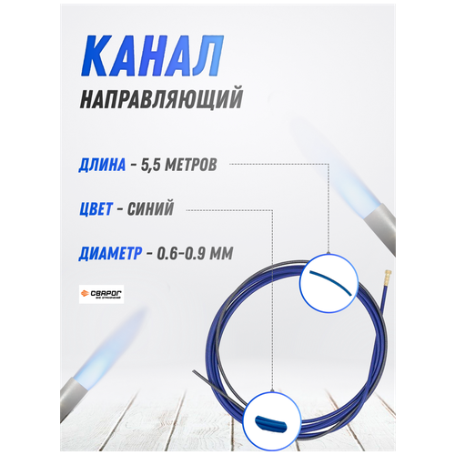 Канал направляющий 0.6-0.9 Синий 5,5 м Сварог