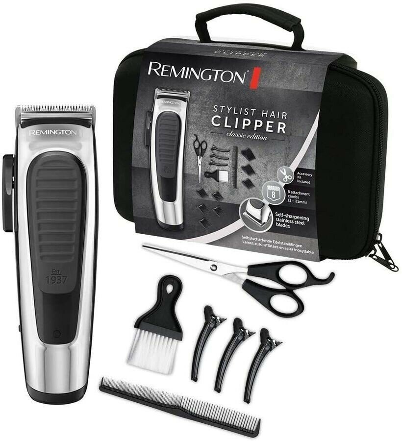 Машинка для стрижки Remington HC450, silver/black - фото №9