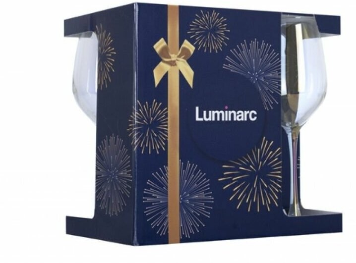 набор бокалов LUMINARC Селест Золотистый хамелеон 6шт. 350мл вино стекло - фото №12