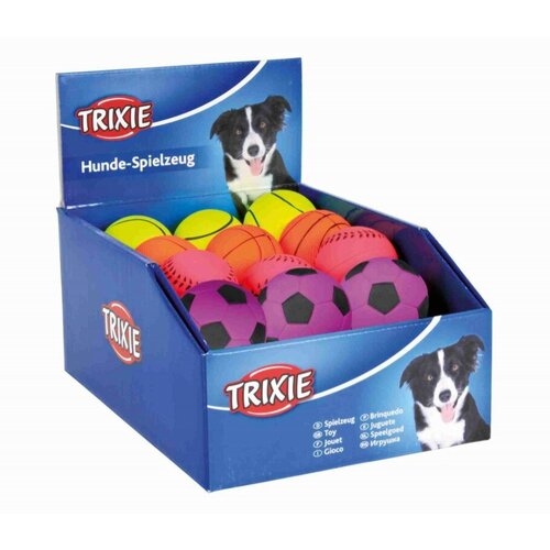 Игрушка для собак Trixie Набор мячей, мягкая резина, 6 см