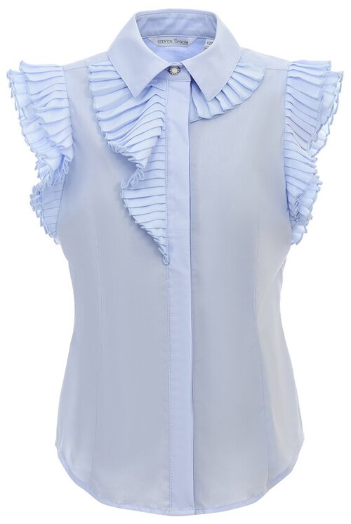 Блуза Silver Spoon, размер 164, голубой