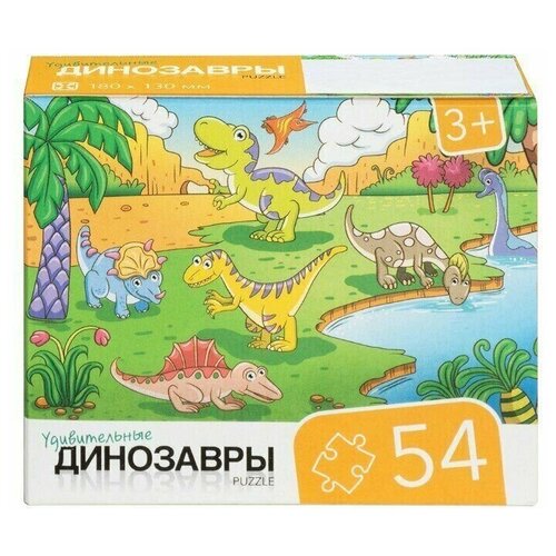 пазлы dream makers единороги 120 элементов ri1204 Пазлы 54 элементов Динозавры DREAM MAKERS-BOARD GAMES