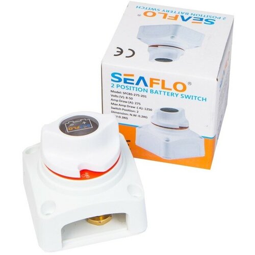 Выключатель массы SeaFlo SFCBS-275-201, 275-1250А, 12V/24V выключатель массы seaflo sfbis2 01 275 1250а 12v 24v