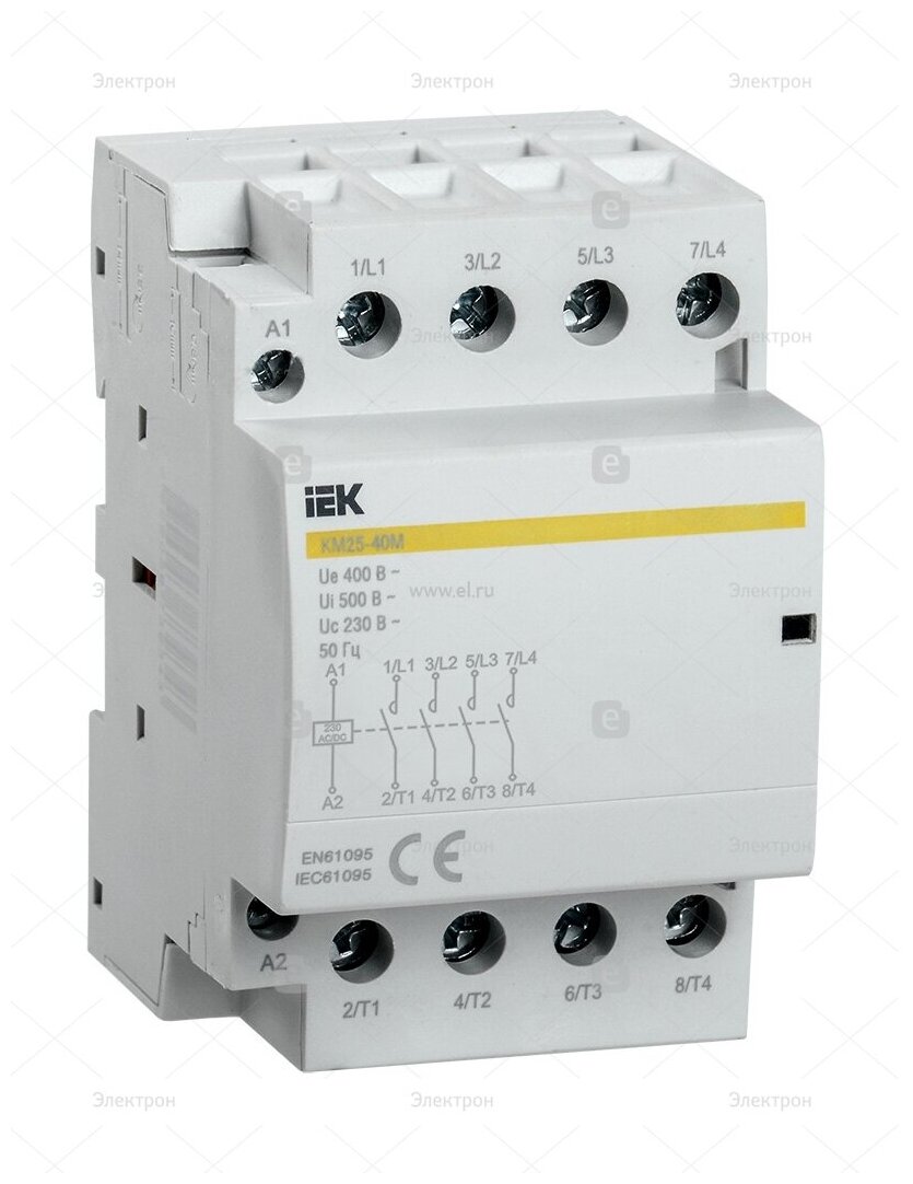 фото Контактор модульный КМ25-40 AC/DC IEK