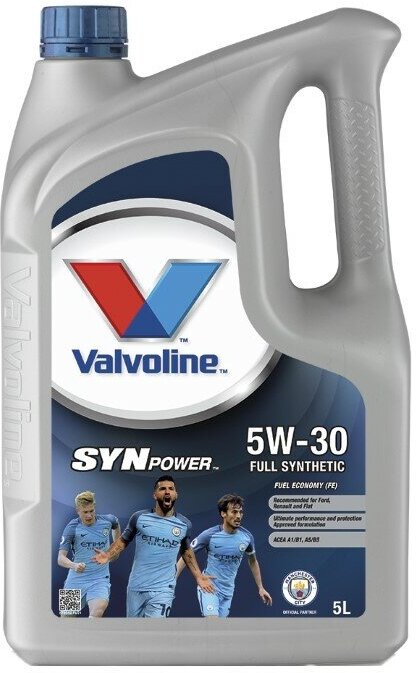 Синтетическое моторное масло VALVOLINE SynPower FE 5W-30, 5 л, 1 шт.