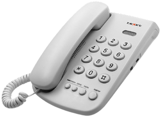 Проводной телефон Texet TX-241 Light Grey (Светло-серый)