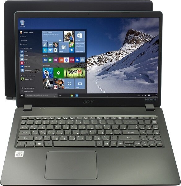 Ноутбук Acer Extensa 15 EX215-52-38SC (15.60 TN (LED)/ Core i3 1005G1 1200MHz/ 4096Mb/ SSD / Intel UHD Graphics 64Mb) Без ОС [NX.EG8ER.004] - фото №8