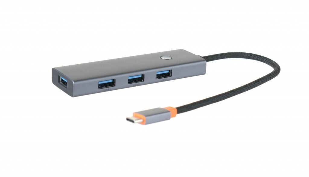 Хаб USB Baseus OS Flite Series 4-Port Type-C - 4xUSB 3.0 Space Grey B0005280A813-03