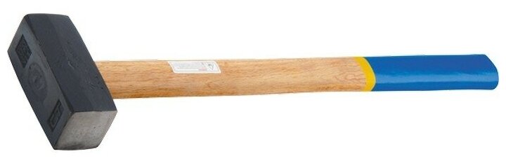 Кувалда Сибртех 3000 г, кованая головка, деревянная рукоятка 10929