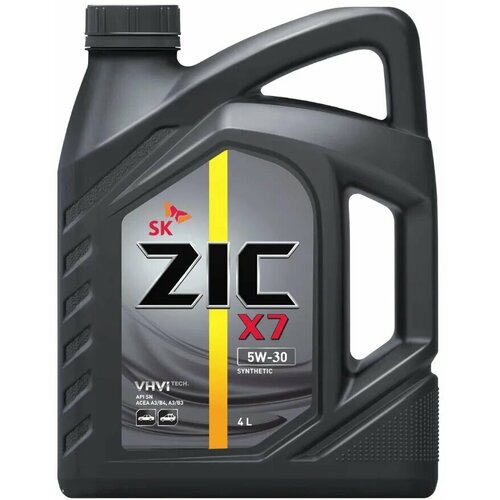 Масло моторное ZIC X7 5W-30 синтетическое 4 л 162675