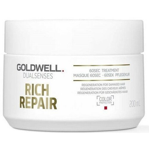 Goldwell Dualsenses Rich Repair 60 Sec. Treatment - Уход за 60 секунд для сухих и поврежденных волос 200 мл