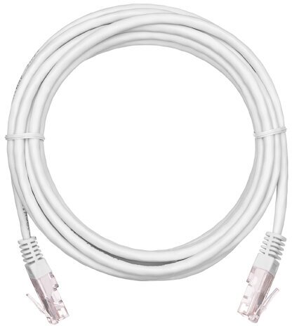 Патч-корд кат.5е 1м серый кабель PVC нг(В) (упаковка 10 шт.) - EC-PC4UD55B-BC-PVC-010-GY-10 UTP (Netlan)(код заказа 3082 )