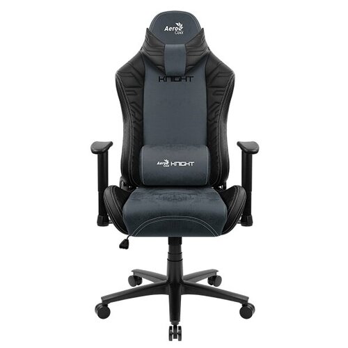 фото Компьютерное кресло aerocool knight игровое, обивка: текстиль/искусственная кожа, цвет: iron black