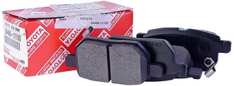 Дисковые тормозные колодки задние TOYOTA 04466-12150 для Toyota Auris, Toyota Corolla (4 шт.)