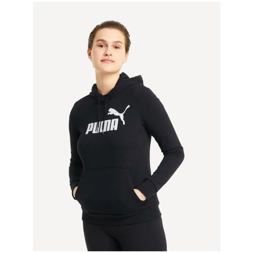 фото Худи puma essentials logo women's hoodie, размер xxl, черный