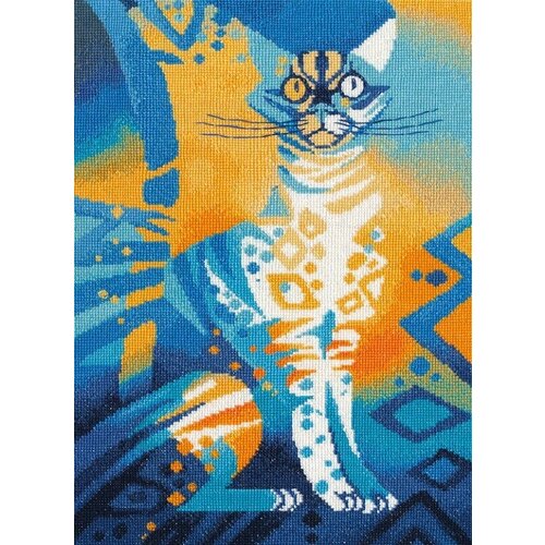 Набор для вышивания Овен Египетская кошка 25x36 см набор для вышивания овен 1458 русские узоры кошка овен 23х34 см