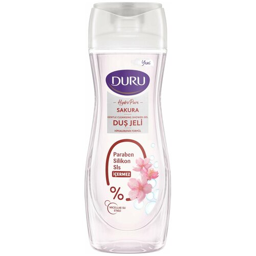 Гель для душа DURU Hydro Pure Sakura Лепестки сакуры, 450 мл гель для душа duru hydro pure алоэ вера 450 мл 450 г