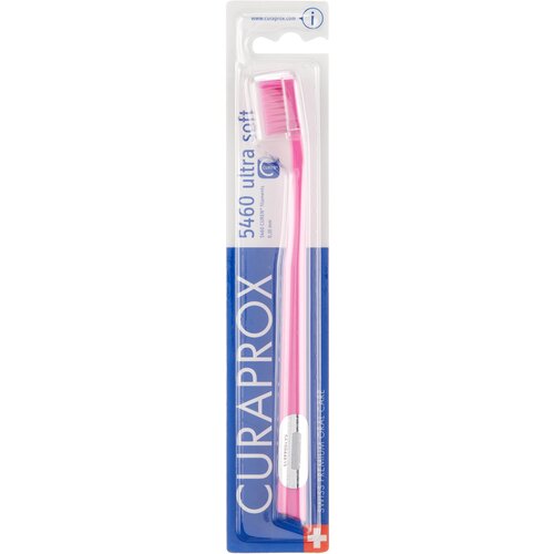 Зубная щетка Curaprox CS 5460 Ultra Soft, розовый, диаметр щетинок 0.1 мм
