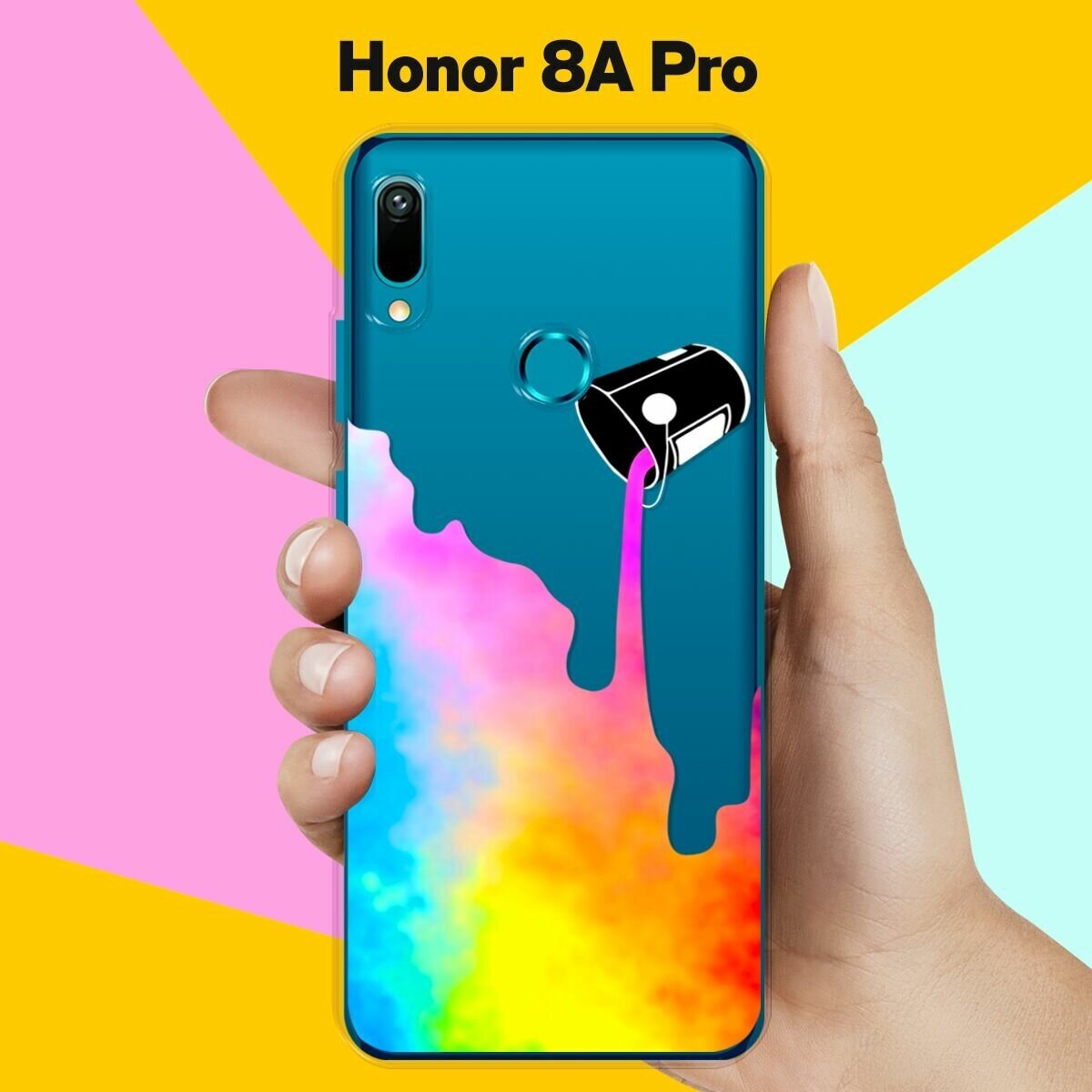 Силиконовый чехол на Honor 8A Pro Краски / для Хонор 8А Про