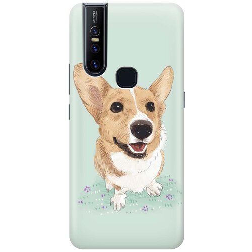 фото Cиликоновый чехол на vivo v15 / виво в15 с принтом "корги" gosso