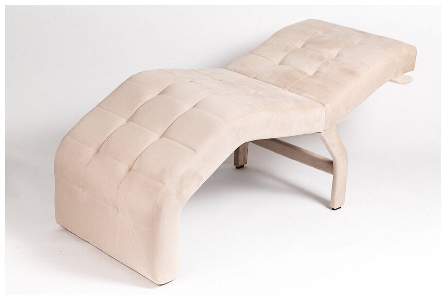 фото Анатомическая кушетка Квадрат, деревянные ножки