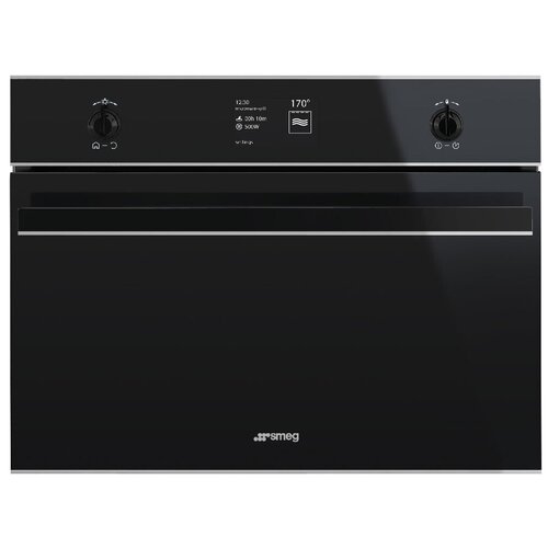 Электрический духовой шкаф Smeg SF4603MCNX черный 29401100₽