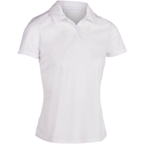 фото Поло для тенниса женское dry 100 белое, размер: 40, цвет: белоснежный artengo х декатлон decathlon
