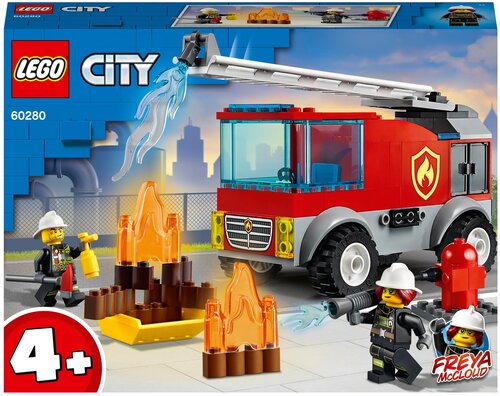 Конструктор LEGO City Fire 60280 Пожарная машина с лестницей, 88 дет.