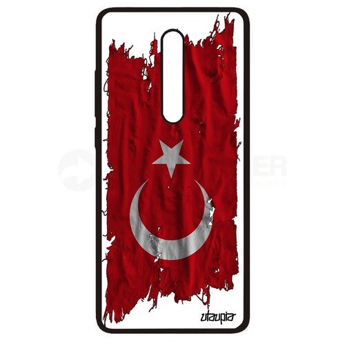 фото Чехол для мобильного xiaomi redmi k20, "флаг турции на ткани" государственный патриот utaupia