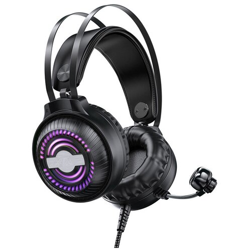 фото Наушники игровые hoco w101 streamer gaming headphones черный