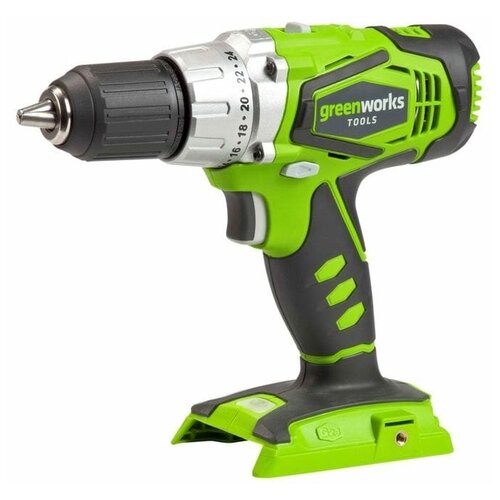 Аккумуляторный шуруповерт GreenWorks GD24DD 3700607 841600₽