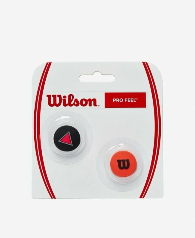 Виброгаситель Wilson Pro Feel Clash для теннисной ракетки 2 шт. черный, красный