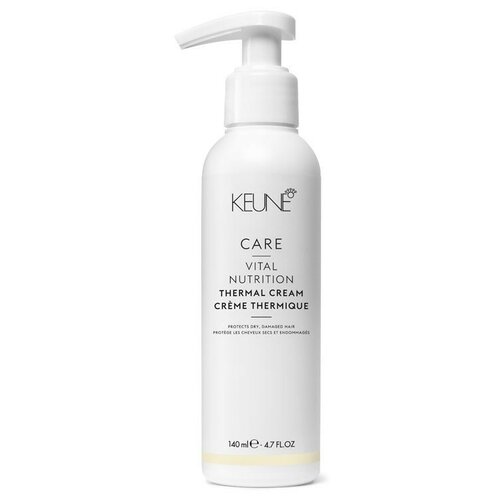 шампунь для волос keune care vital nutrition 300 мл Keune Care Vital Nutrition Крем термо-защита Основное питание для волос, 140 г, 140 мл, бутылка