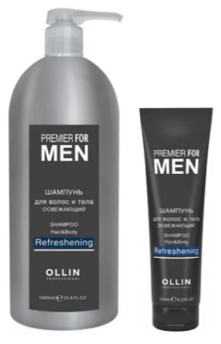 Ollin Professional Освежающий шампунь для волос и тела 1000 мл (Ollin Professional, ) - фото №4