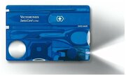 Мультитул швейцарская карта VICTORINOX SwissCard Lite синий