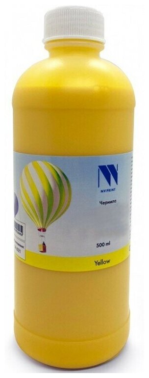 Чернила NV-INK500U Yellow универсальные на водной основе для аппаратов Сanon/Epson/НР/Lexmark (500 ml) (Китай)