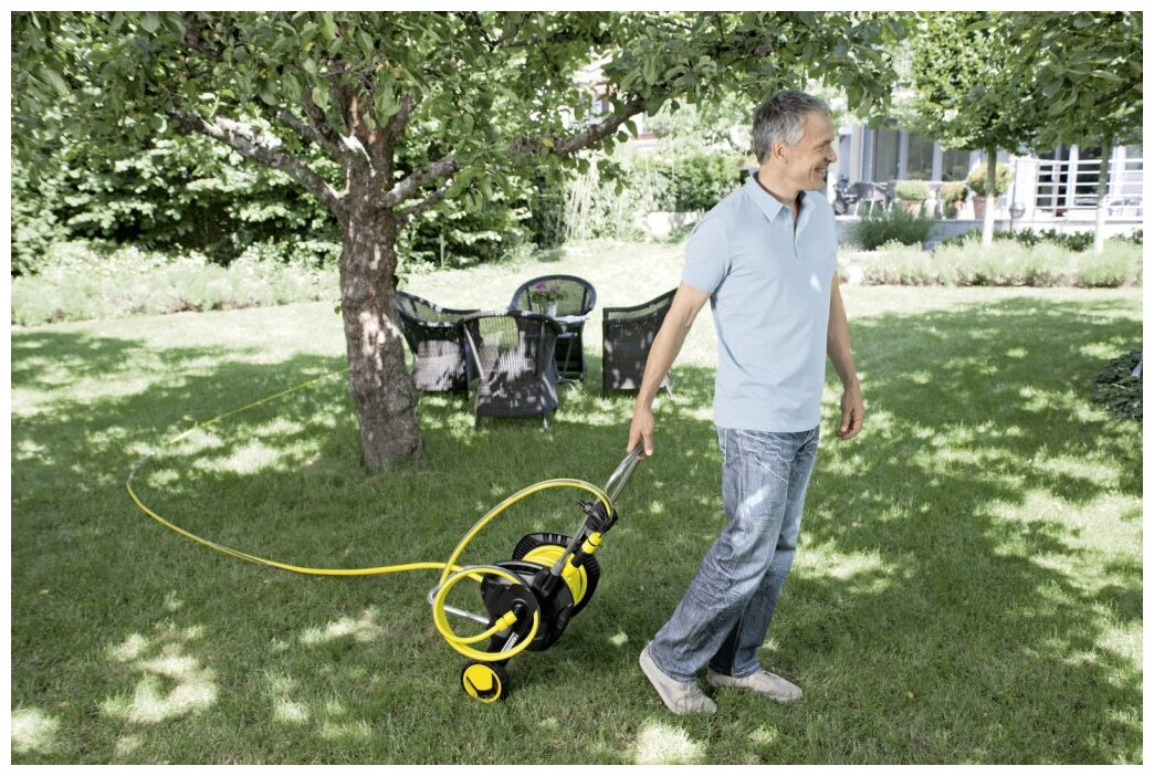 Тележка KARCHER HT 4.500 (2.645-170.0) желтый / черный - фотография № 3