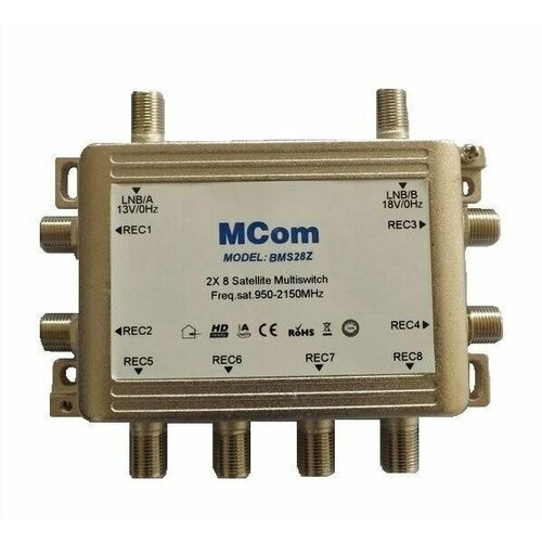 мультисвитч cxdigital mcom ms 208 28 Мультисвитч MCom MS-208 (28) /CXDIGITAL