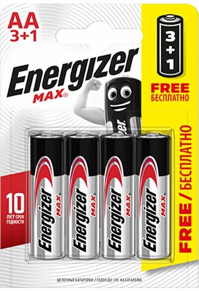 AA Батарейка Energizer Max, 16 шт. - фото №4