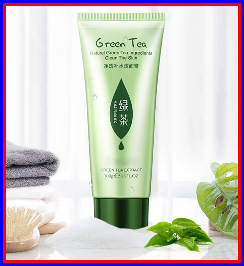 Пенка для умывания лица с экстрактом зелёного чая 100 г. Beauty Green Tea Clean The Skin; / Уход за лицом умывалка для снятия макияжа с лица