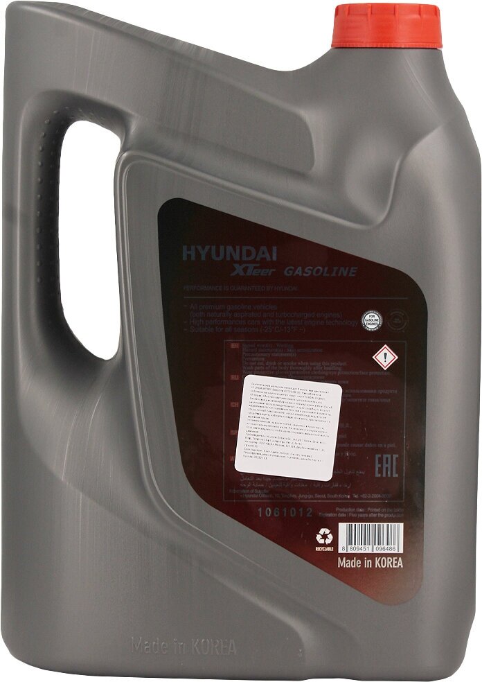 HYUNDAI XTeer Gasoline G700 10W30 (6L)_масло моторн.! синт.\ API SP, ILSAC GF-5, GF-6
