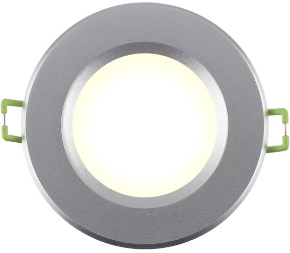 Светильник встраиваемый светодиодный серый 6 Вт 4000К IP44 Navigator ДВО (94834)